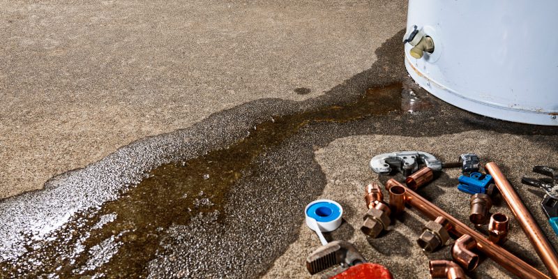 take care of water heater leaking problems as soon as you discover them