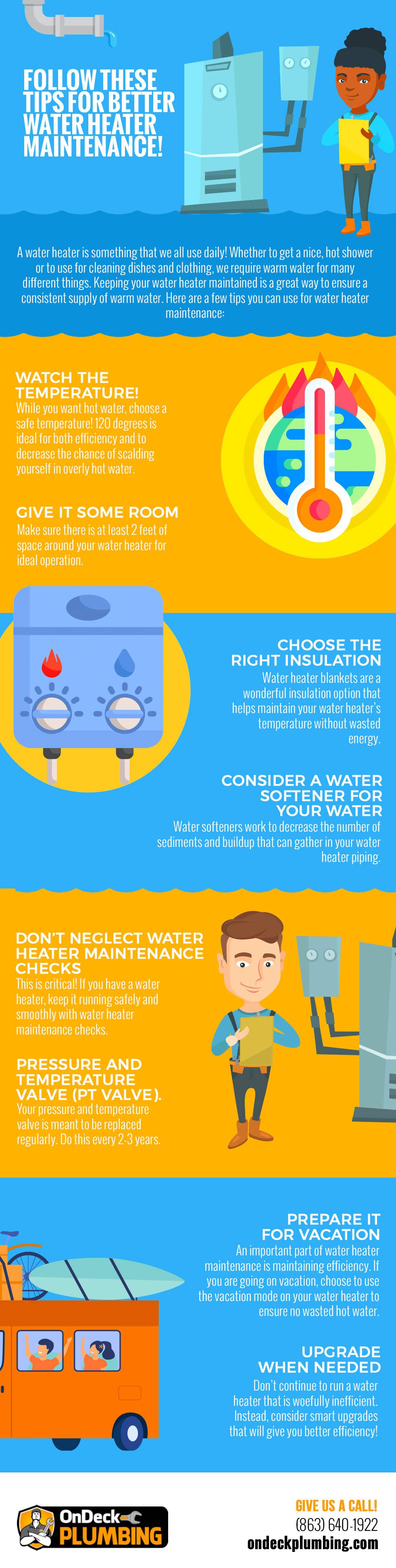 Follow These Tips for Better Water Heater Maintenance! [infographic]